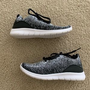 Knit Lace Up Sneakers